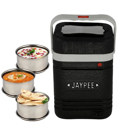 jaypee plus power meal electric lunch box steel containers|POWER MEAL .